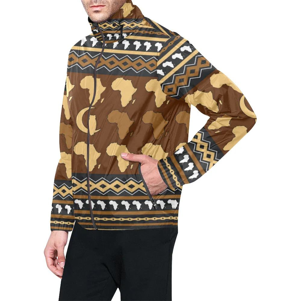 AFRIKA ORNEMENT All Over Print Windbreaker for Unisex