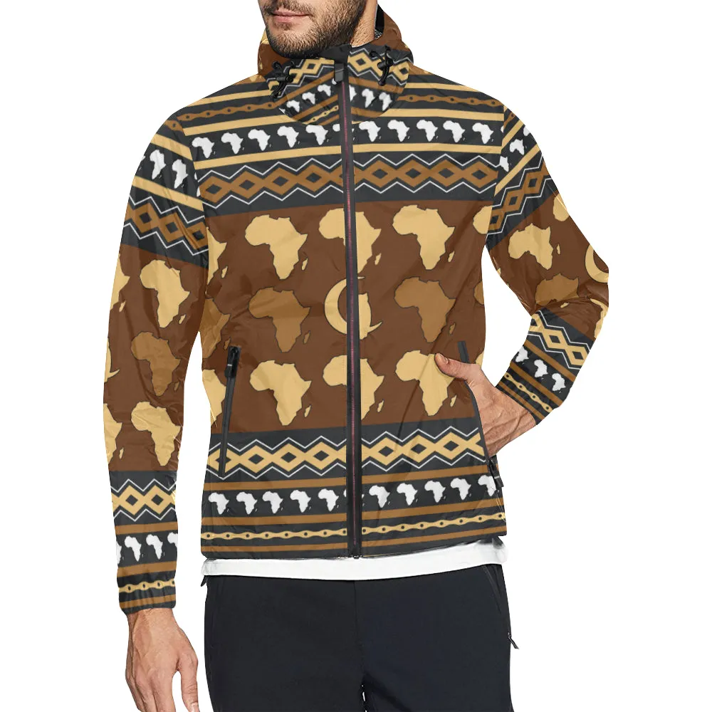 AFRIKA ORNEMENT All Over Print Windbreaker for Unisex