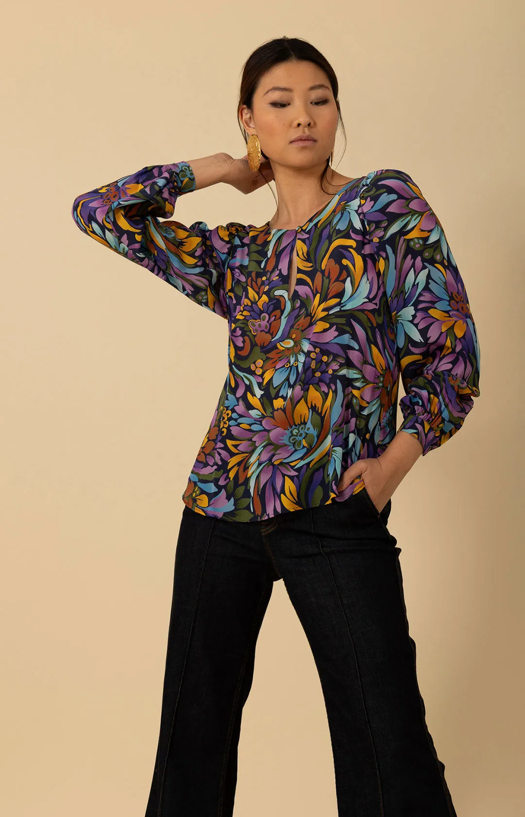Averie Silk Top