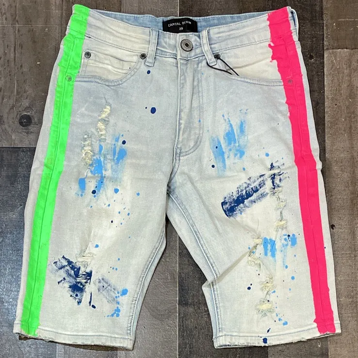 CPTL- bel-air denim shorts