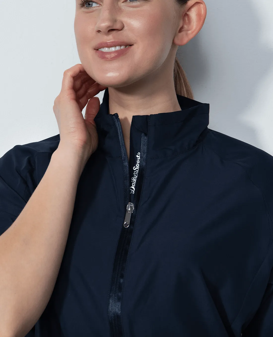 DAILY SPORTS Angelet Short Sleeve Wind Jacket 103 Navy