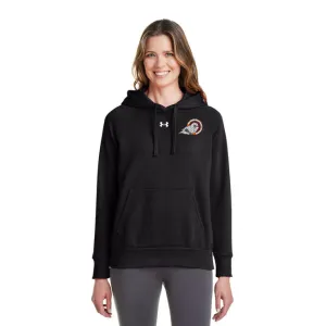 De Pere Central Lacrosse - Black Ladies UA Hoodie - Ghostbirds Logo