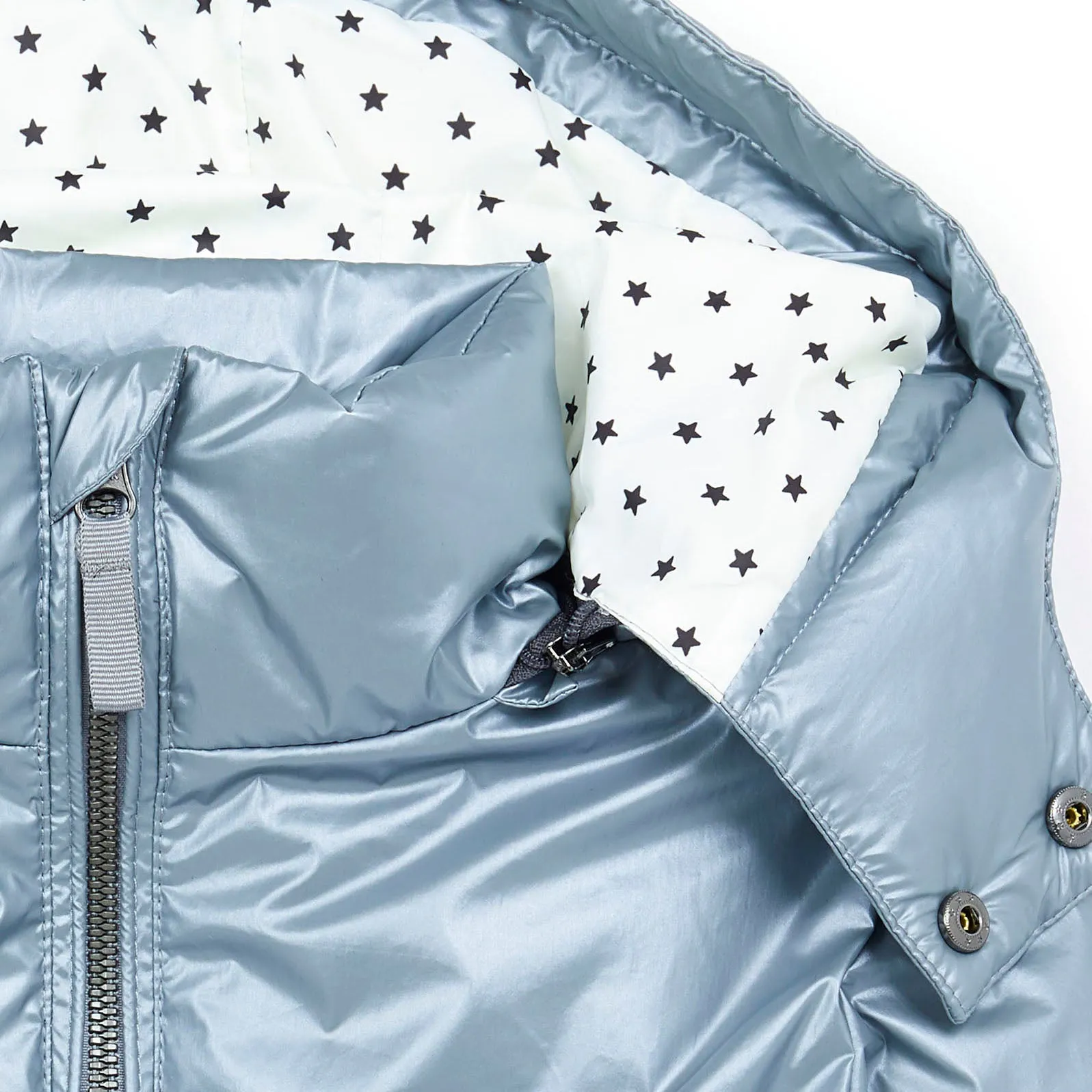 Freeze Silver-Blue Puffer Coat