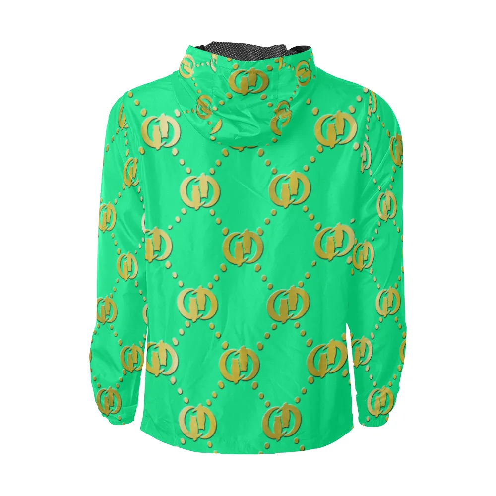 GOODIE OCEAN G All Over Print Windbreaker for Unisex