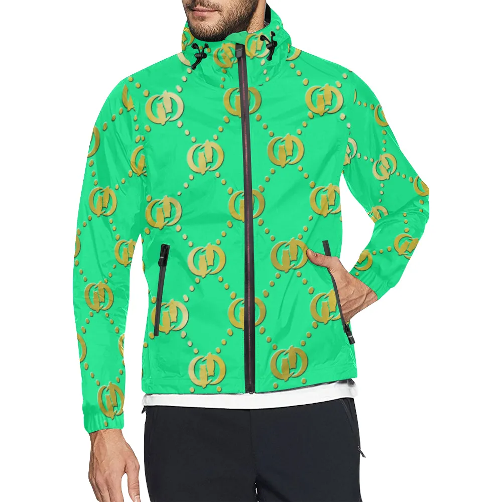 GOODIE OCEAN G All Over Print Windbreaker for Unisex