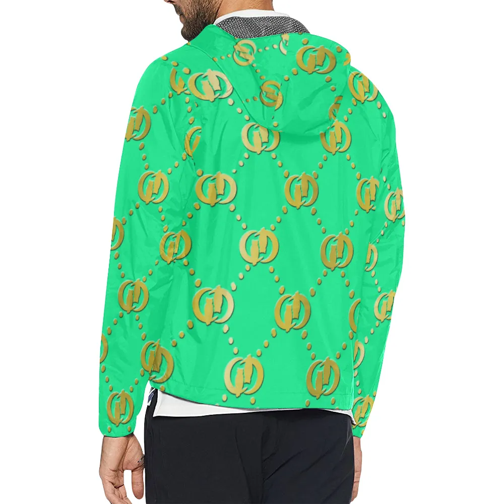 GOODIE OCEAN G All Over Print Windbreaker for Unisex