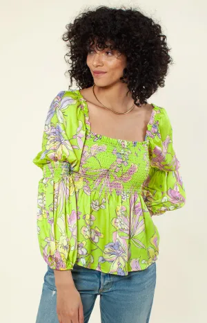 Hadia Silk Top