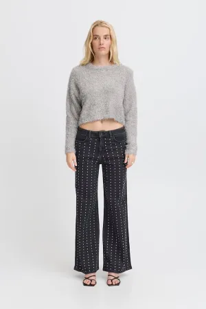 ICHI Blizi Pullover in Silver
