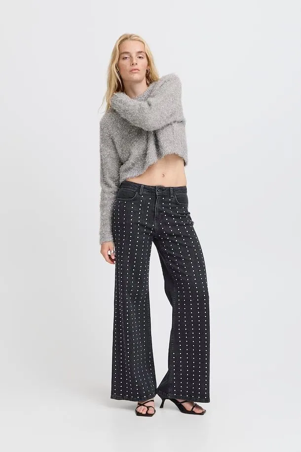 ICHI Blizi Pullover in Silver