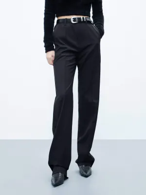 Include Wool Straight Pants