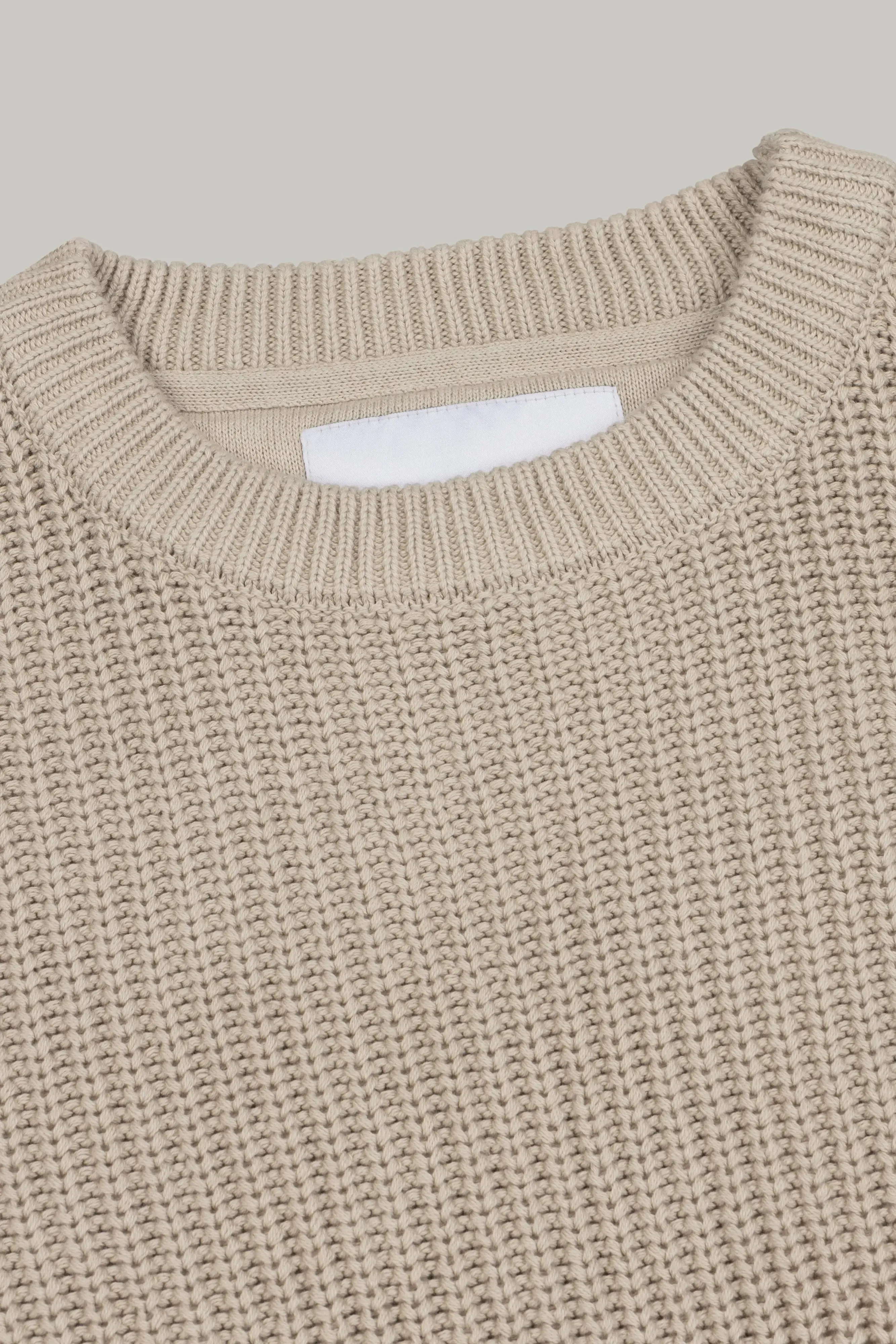 J Hailey Crew Knit - Putty