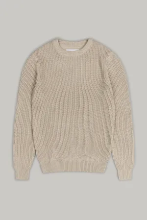 J Hailey Crew Knit - Putty