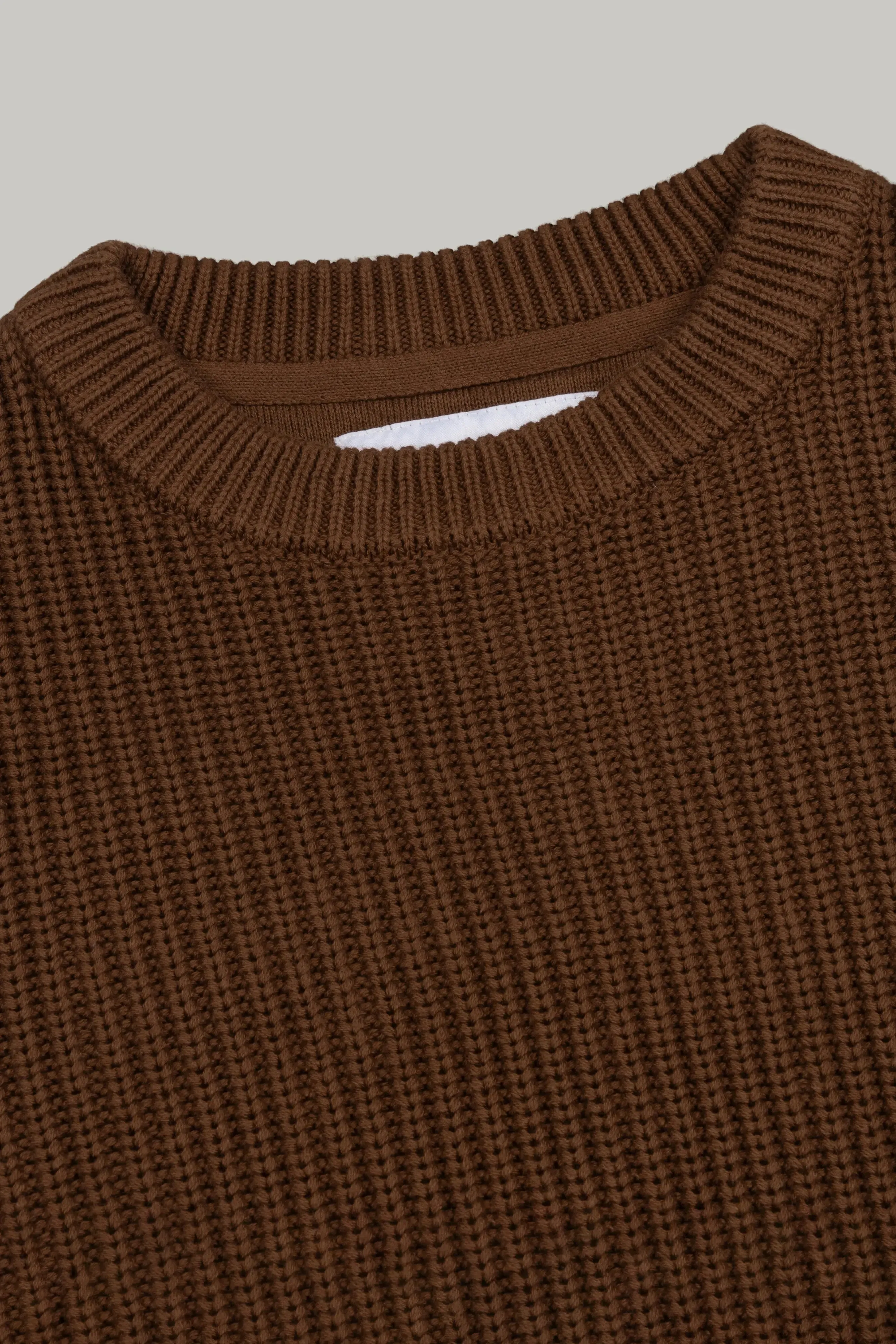 J Hailey Crew Knit - Tobacco