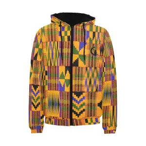 KENTE OG Men's Padded Hooded Jacket