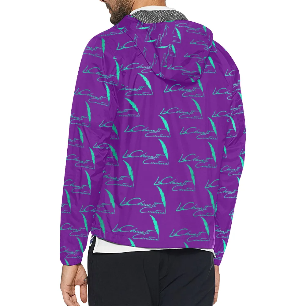 LA SIGNATURE PB All Over Print Windbreaker for Unisex