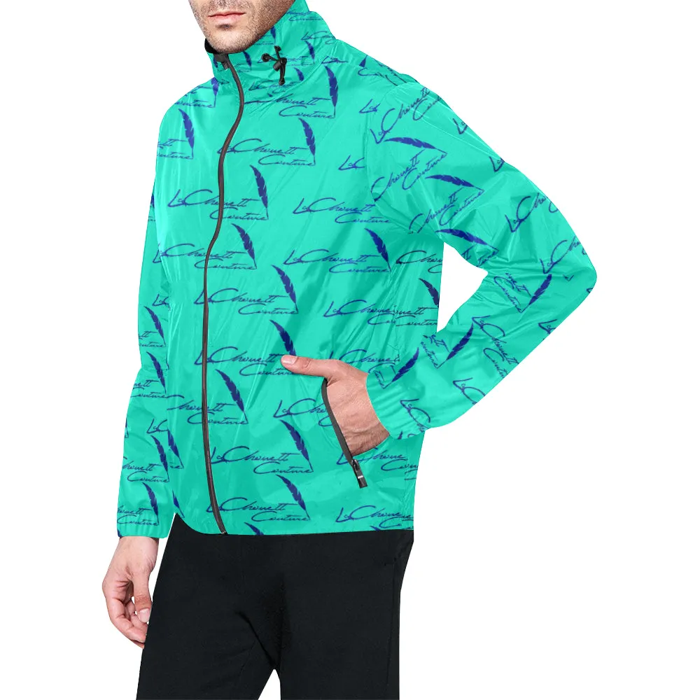 LA SIGNATURE TBLU All Over Print Windbreaker for Unisex