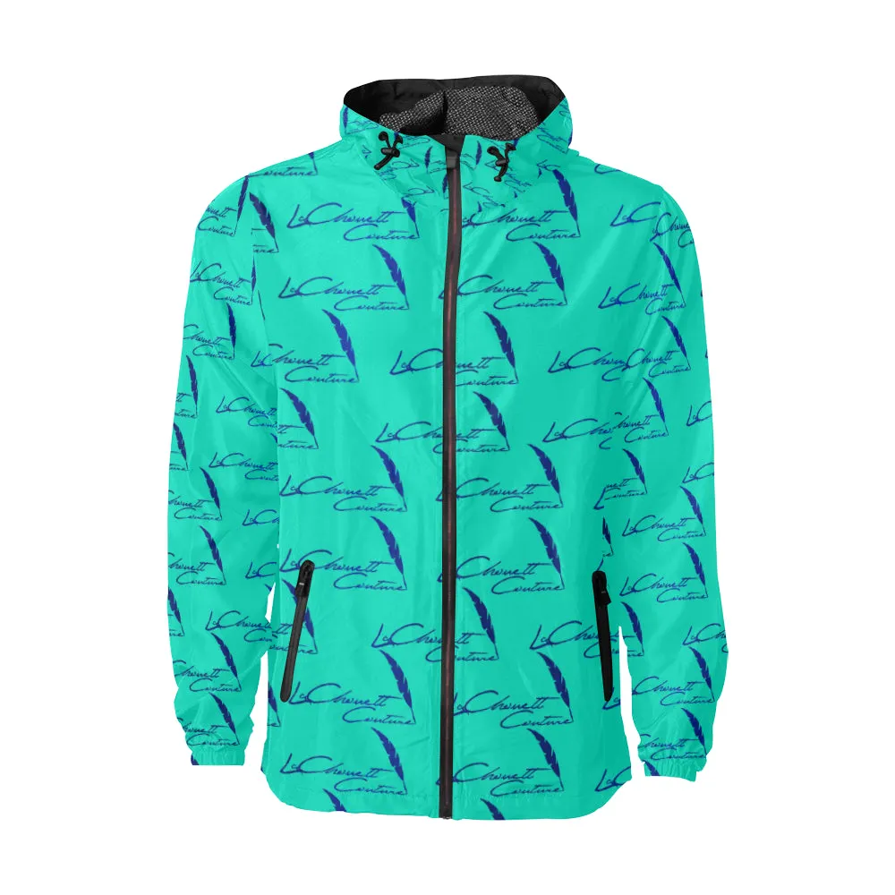 LA SIGNATURE TBLU All Over Print Windbreaker for Unisex