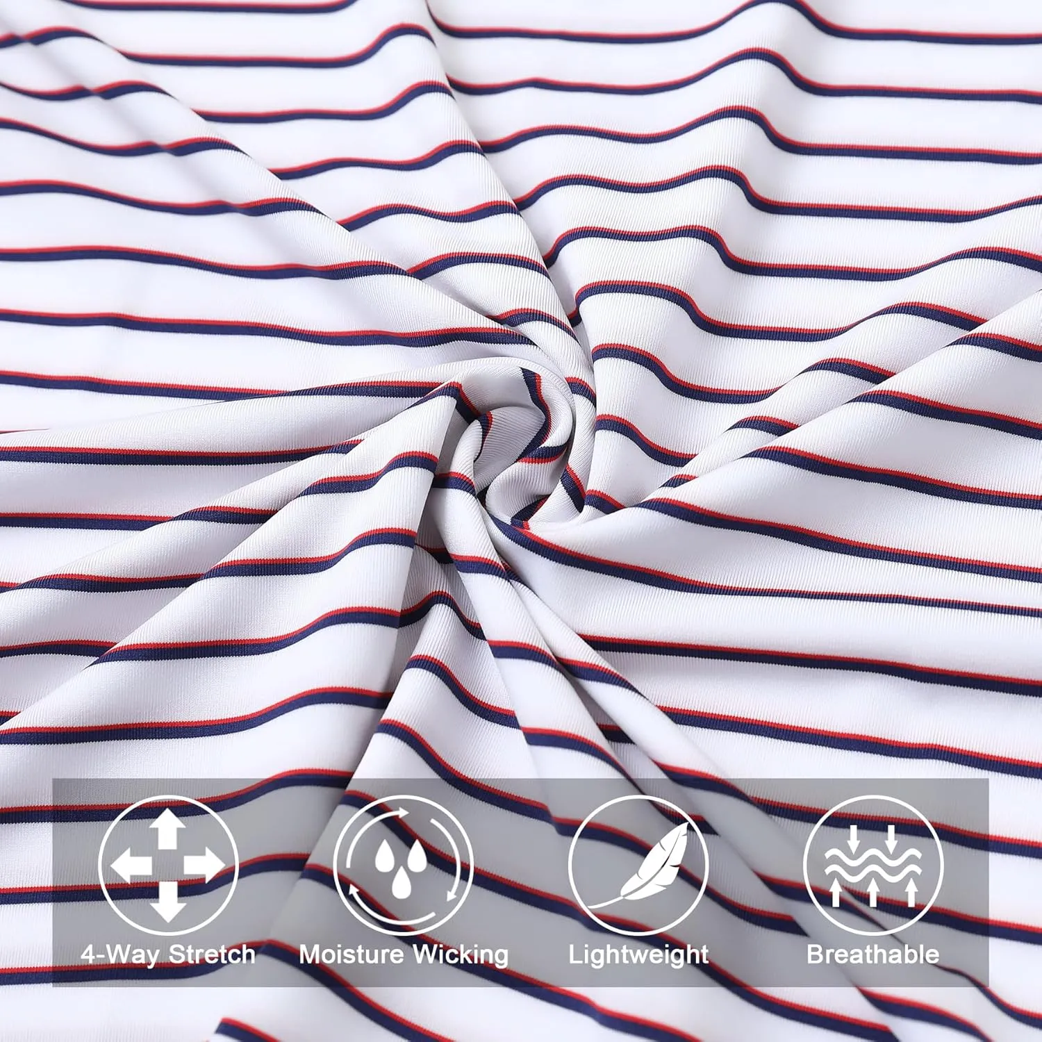 M MAELREG Boys' Polo Shirt Striped Short Sleeve Moisture Wicking Performance Stretch Active Casual Collared Kids Golf Shirt