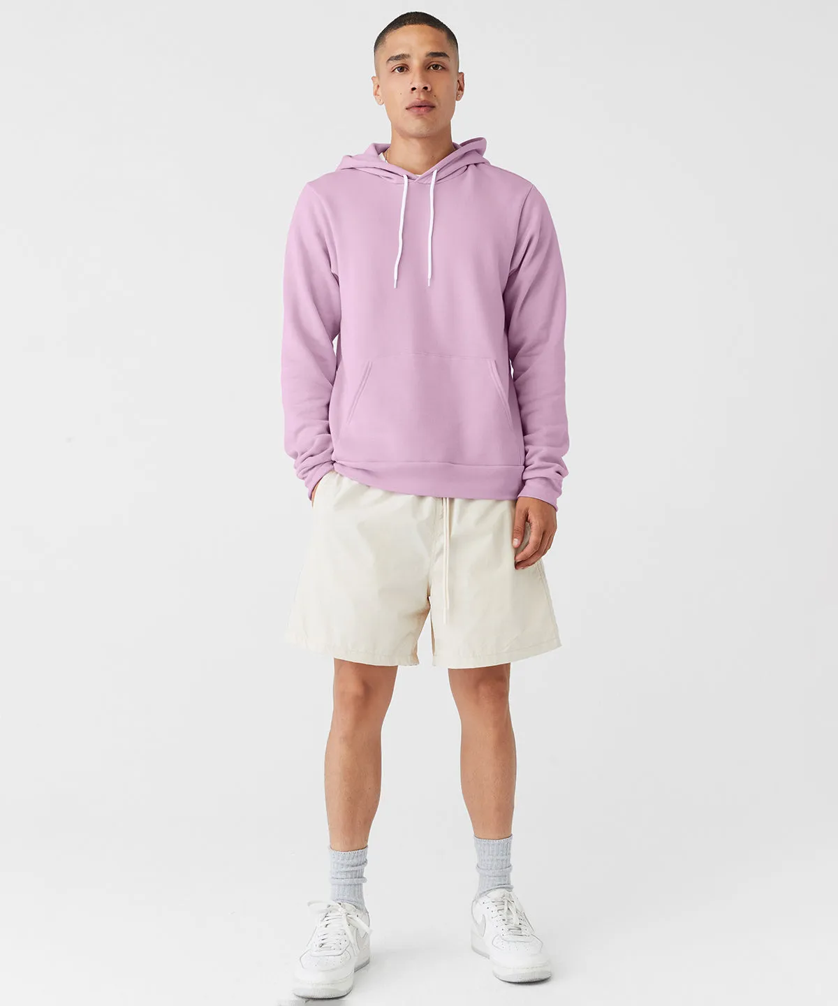 Maroon - Unisex polycotton fleece pullover hoodie