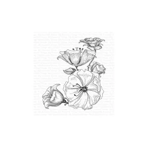 My Favorite Things Cling Rubber Stamp Floral Fantasy*