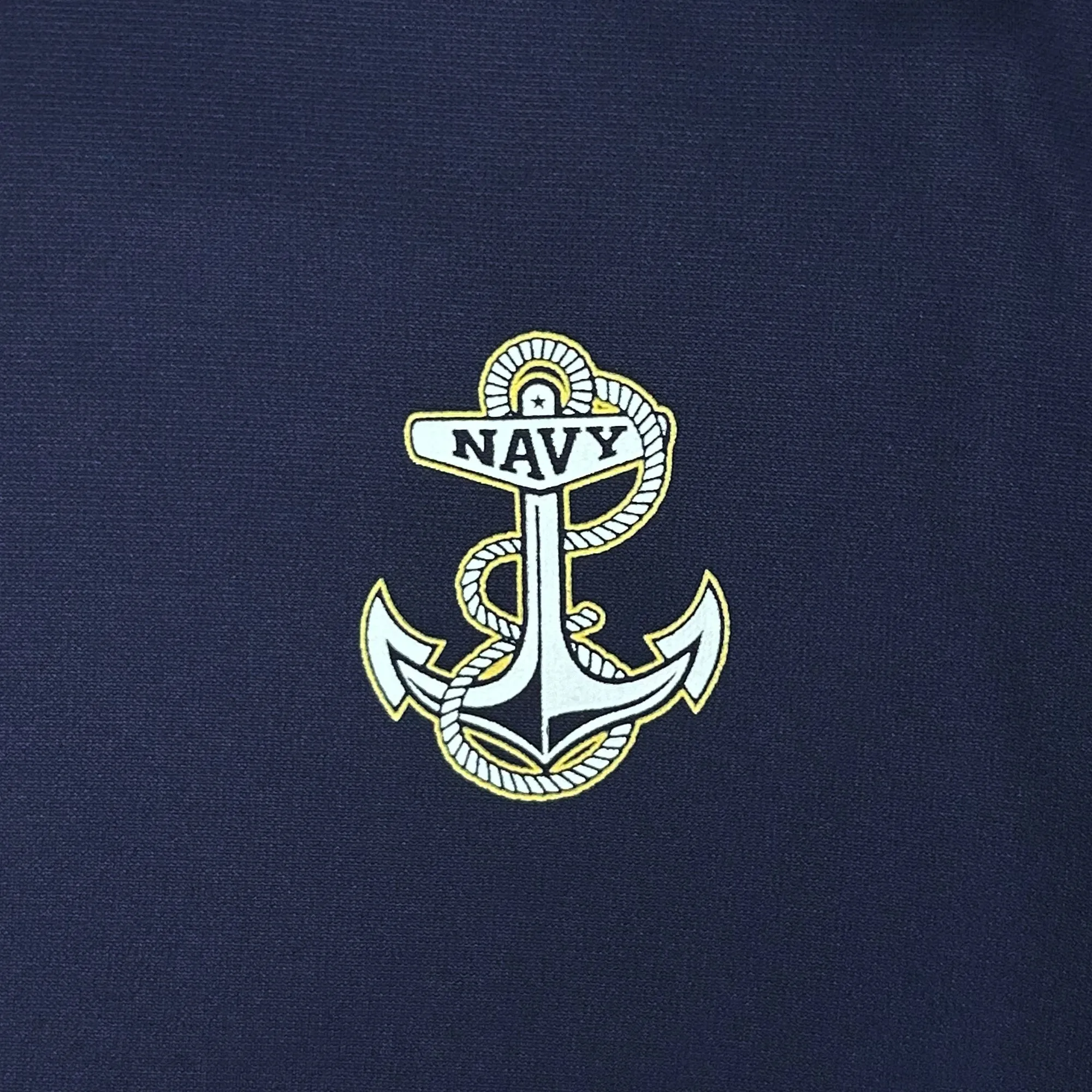 Navy Under Armour Left Chest Anchor Armour Fleece Hood (Navy)