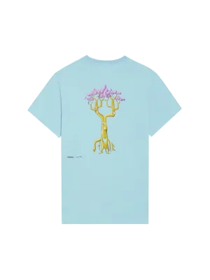 PANGAIA x Kenny Scharf T-Shirt—celestial blue