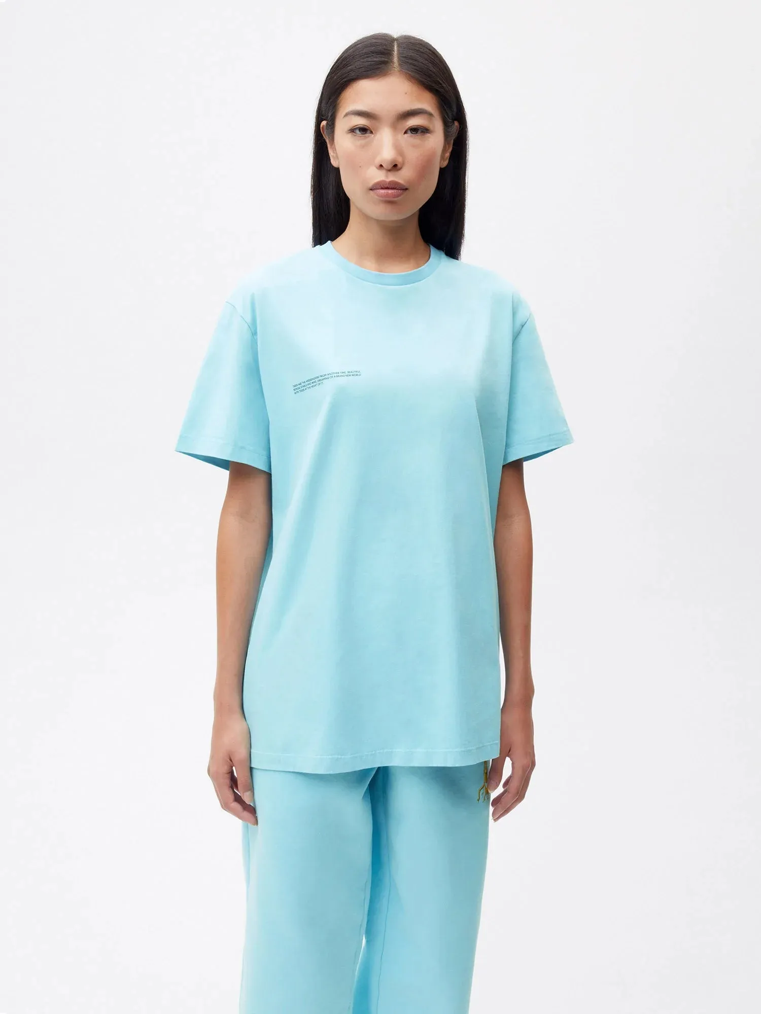PANGAIA x Kenny Scharf T-Shirt—celestial blue