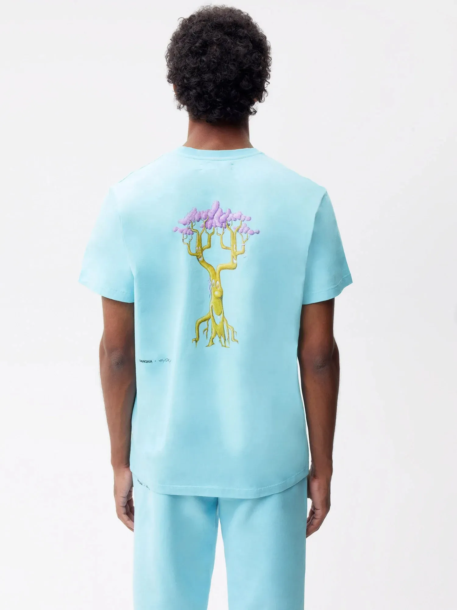 PANGAIA x Kenny Scharf T-Shirt—celestial blue