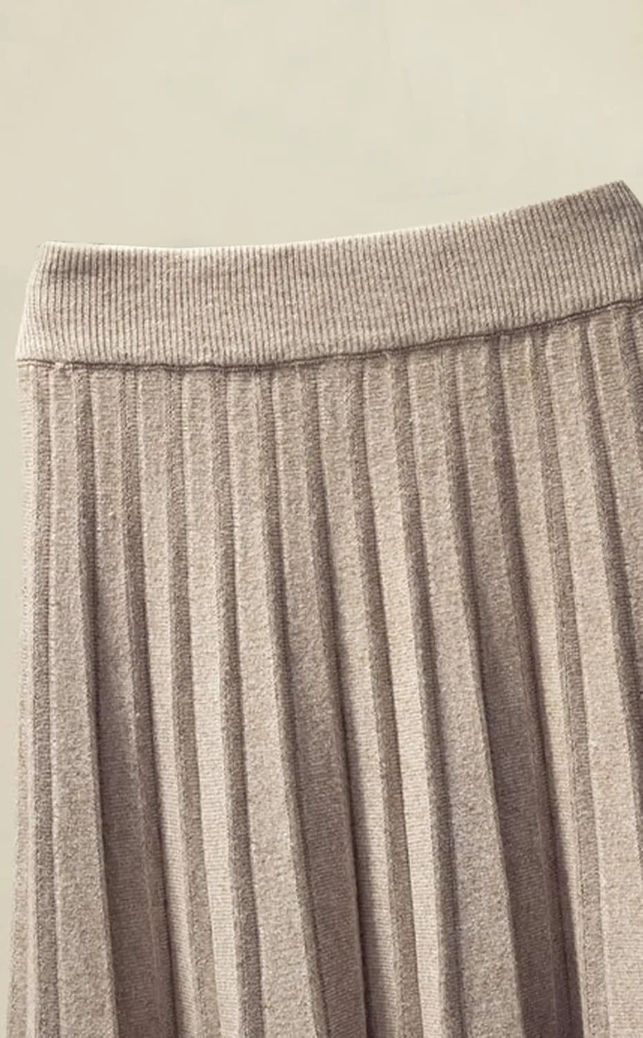 SANGTREE Women's Pleated Knit Maxi Skirt