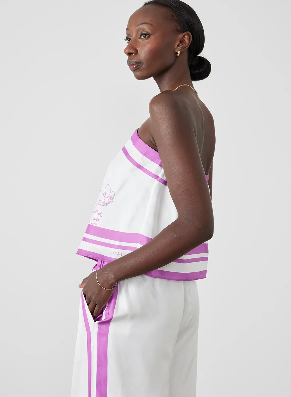 Shalya Silk Trapeze Top