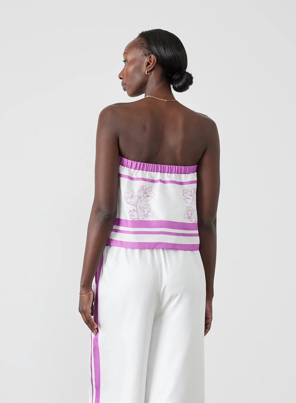 Shalya Silk Trapeze Top