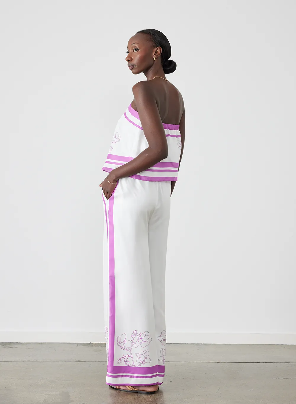 Shalya Silk Trapeze Top