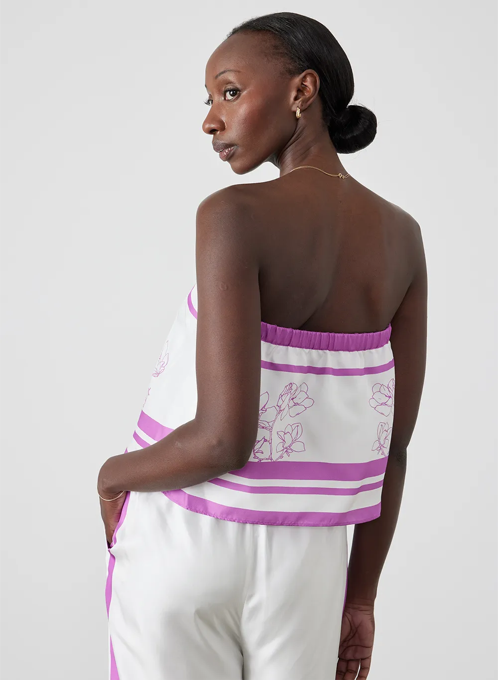 Shalya Silk Trapeze Top