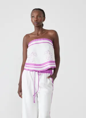 Shalya Silk Trapeze Top