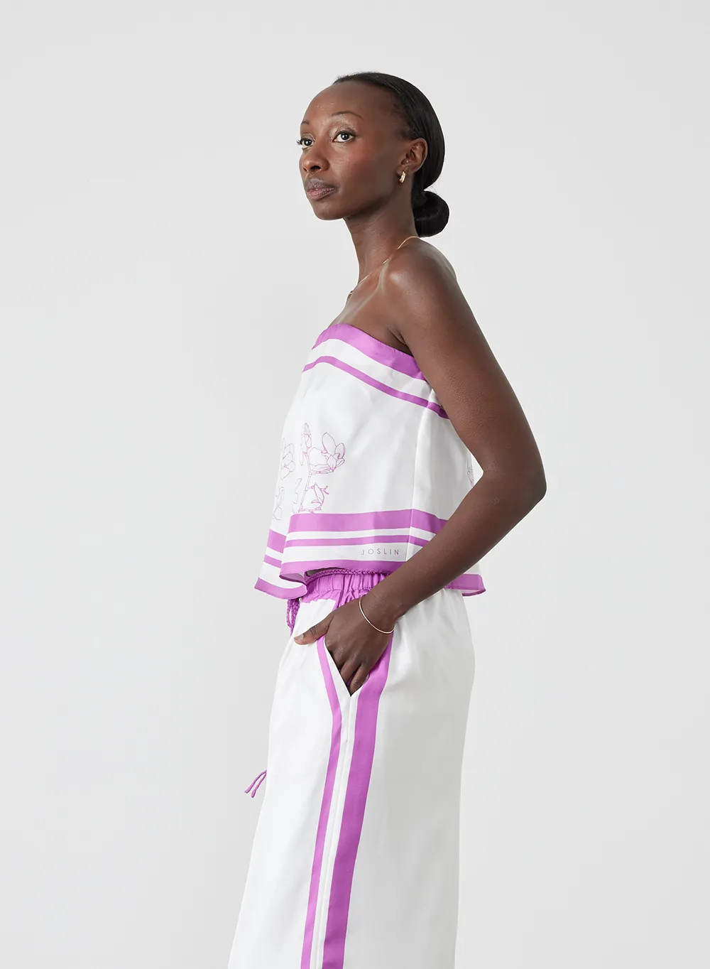 Shalya Silk Trapeze Top