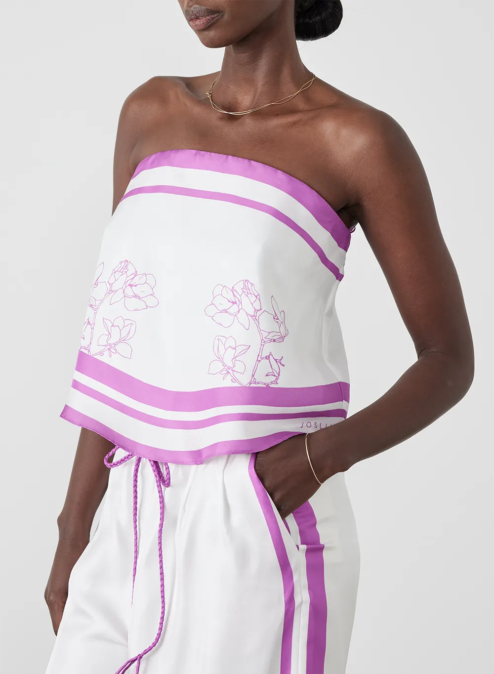 Shalya Silk Trapeze Top