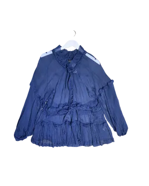 Size 10 (2) - Lee Matthews Silk Ruffle Top