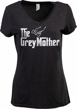 The Dogmother | Funny Cute Dog Mother Mom Owner Pet Doggo Pup Women V-Neck T-Shirt