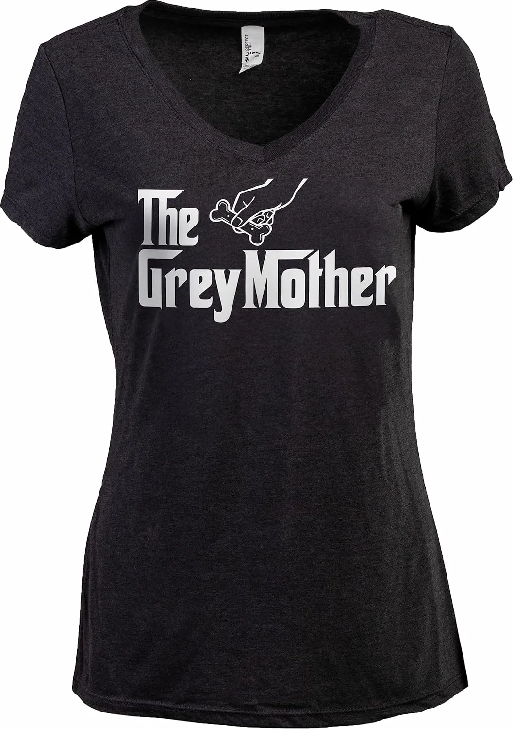 The Dogmother | Funny Cute Dog Mother Mom Owner Pet Doggo Pup Women V-Neck T-Shirt
