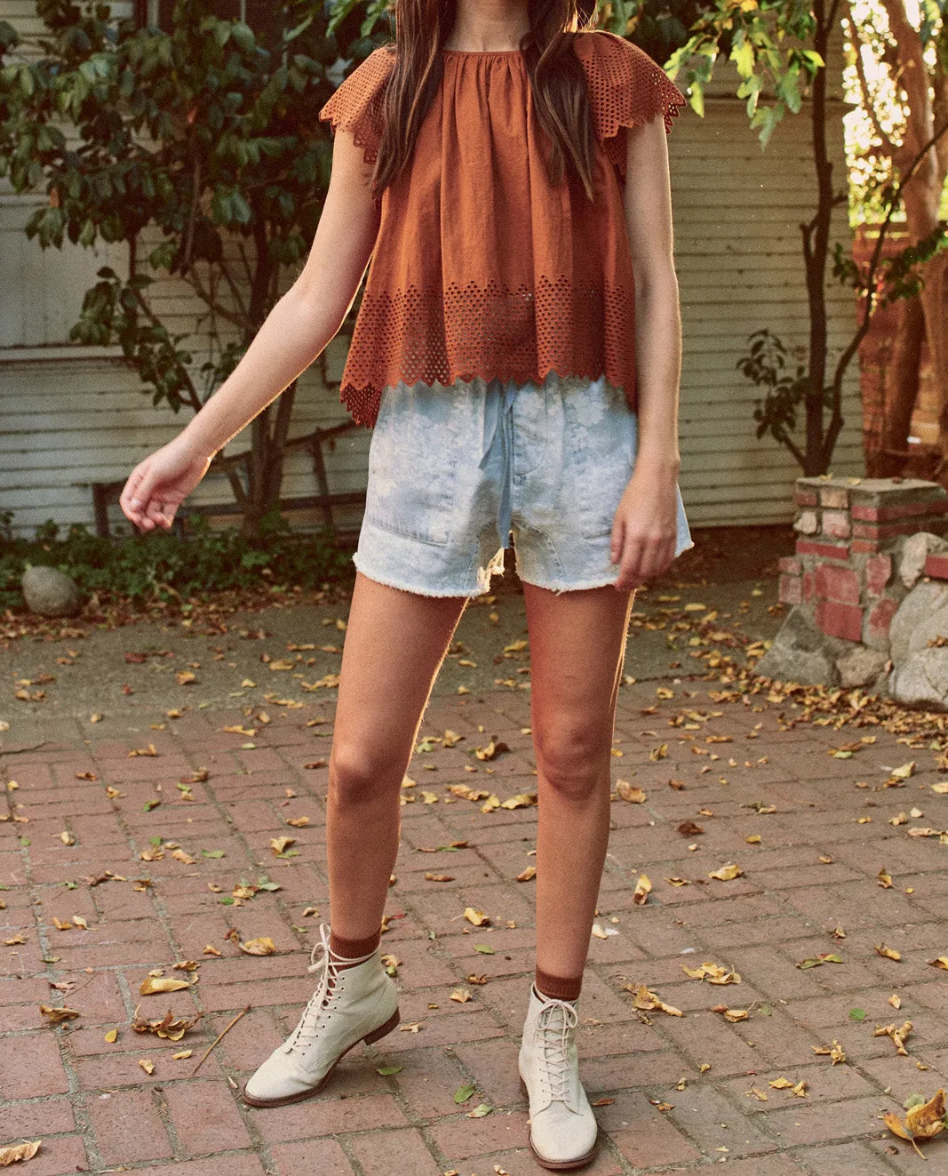 The Midland Short, Blue Floral