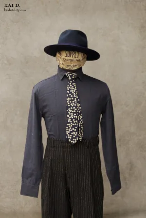 Ultra Soft Heather Cotton Denham shirt - Blue Heather - L, XL