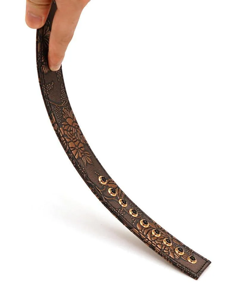 Vegan Floral Ruler with Gems