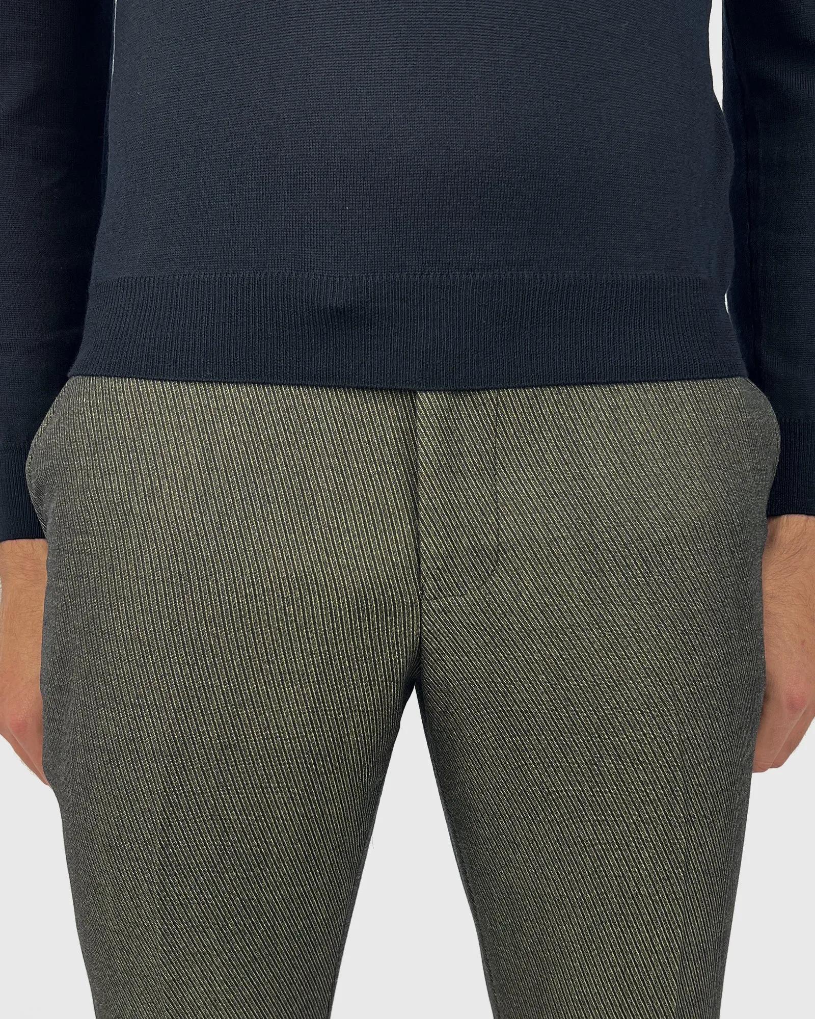 VINCENT & FRANKS W22VF-23601 BRN SLIM TROUSER