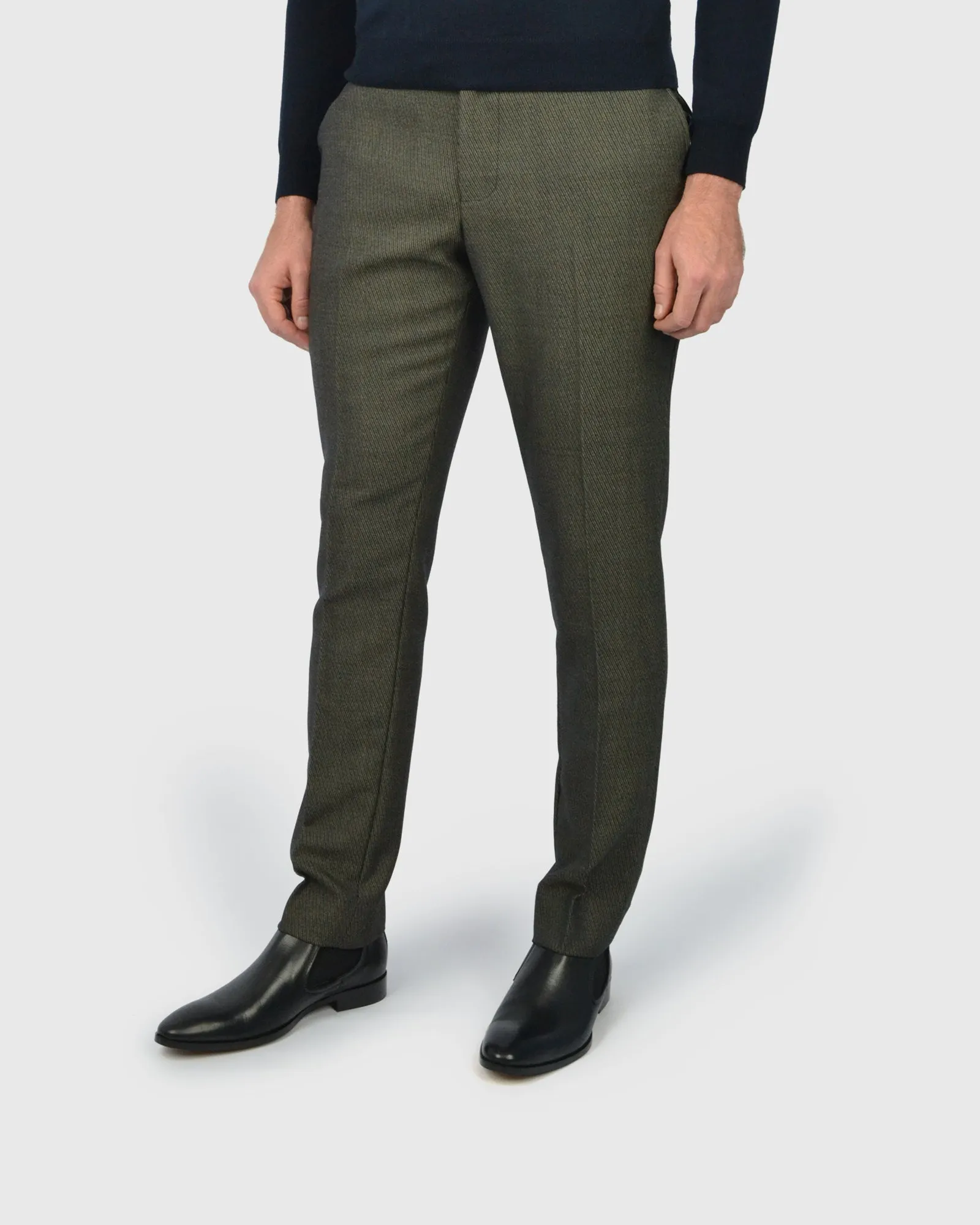 VINCENT & FRANKS W22VF-23601 BRN SLIM TROUSER