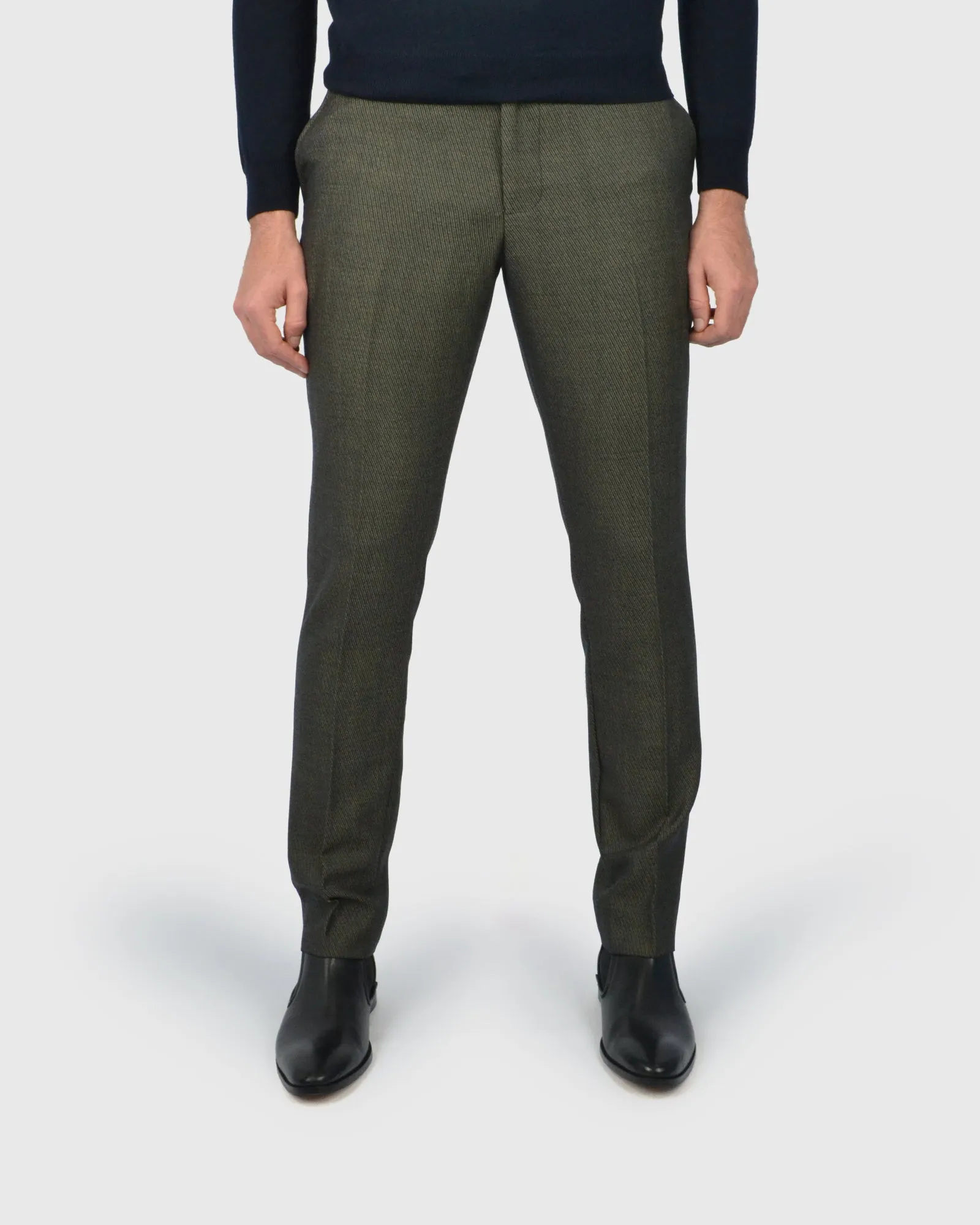 VINCENT & FRANKS W22VF-23601 BRN SLIM TROUSER