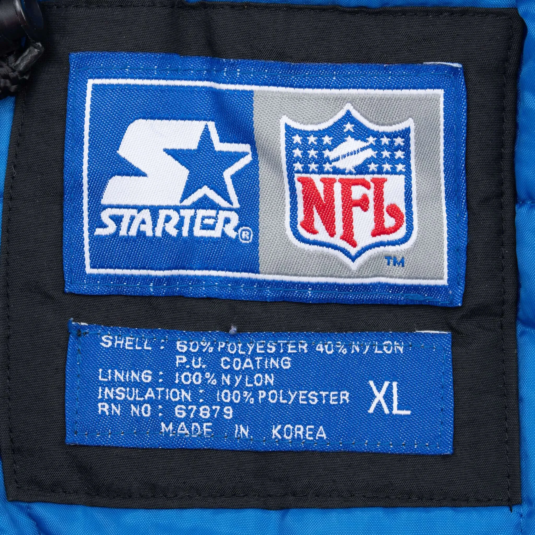 VINTAGE NFL NEW YORK GIANTS STARTER WINDBREAKER JACKET 1990S XL