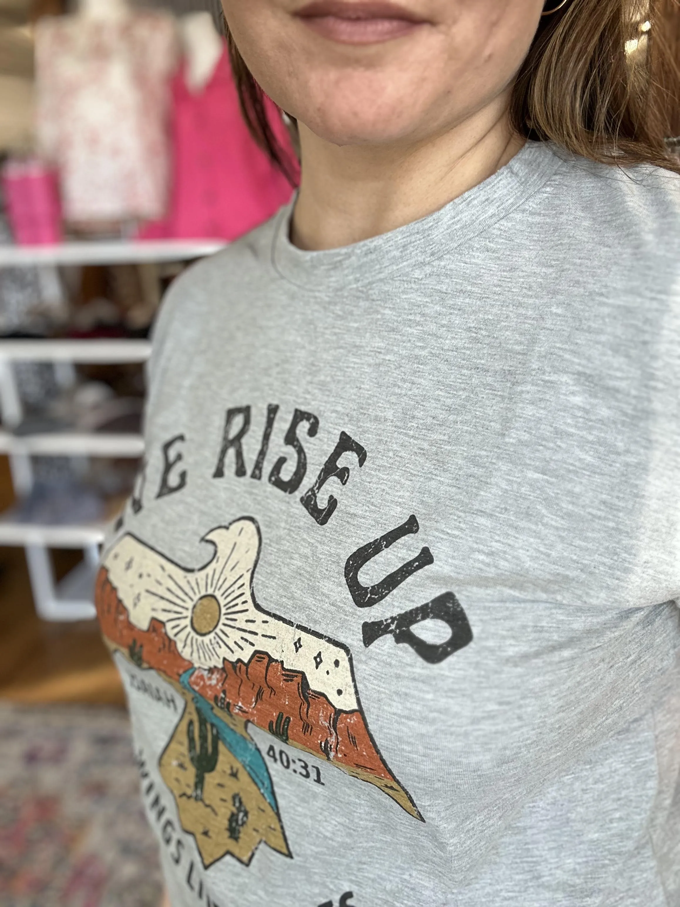 We Rise Up Graphic Tee - Plus