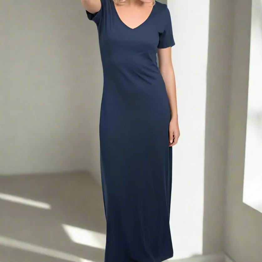 Women's Organic Cotton Maxi T-shirt Dress
