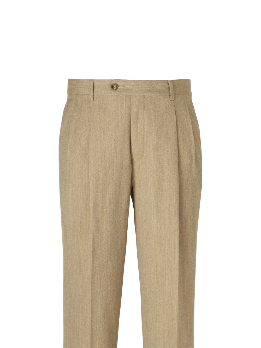 Wool Flannel Pants - Camel